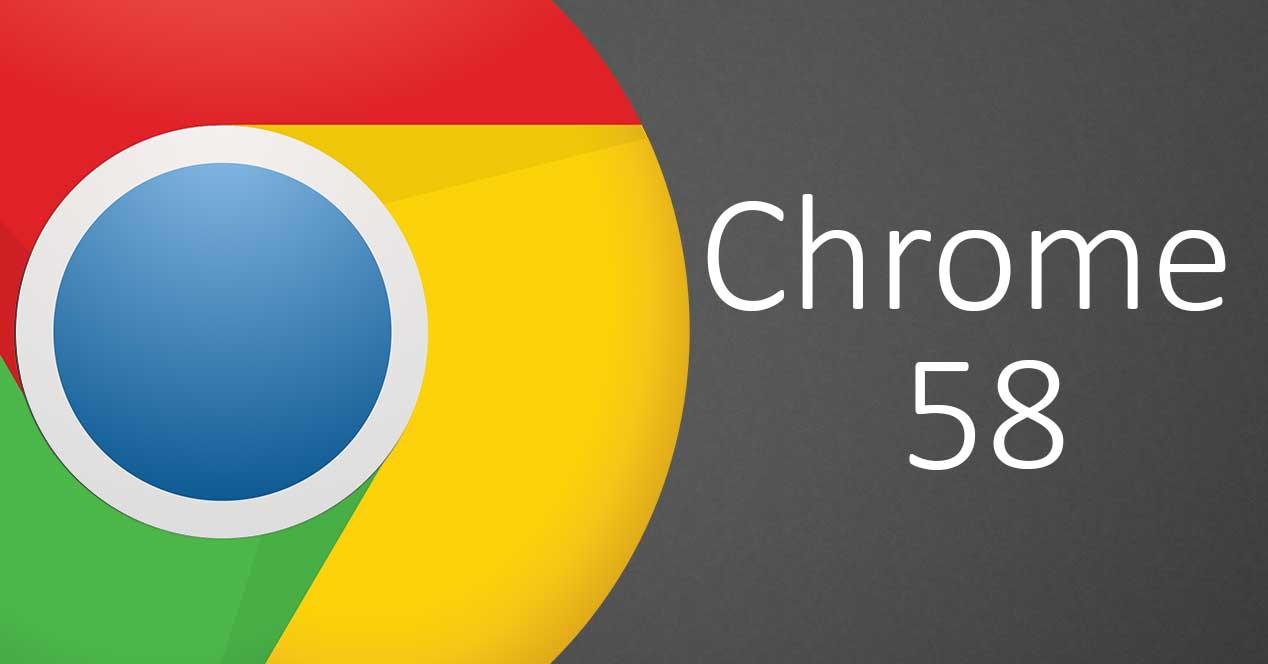 google chrome 58