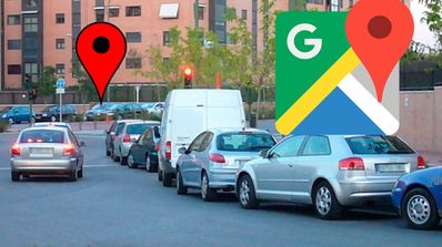 aparacar el coche Google Maps
