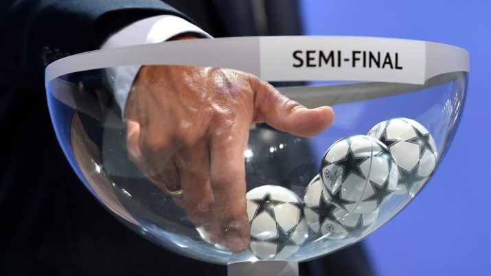sorteo de semifinales de la Champions