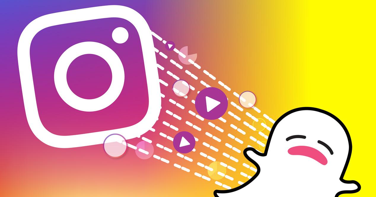 Redes sociales Instagram Snapchat
