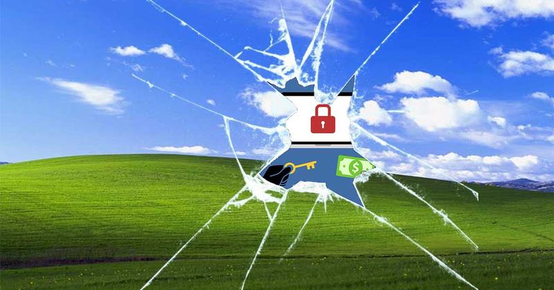 Windows XP ya no se actualiza, pero los hackers sí le dan soporte Windows-xp-ransomware-800x419