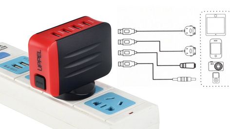 Adaptador de corriente para viajes