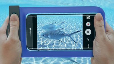 funda movil agua