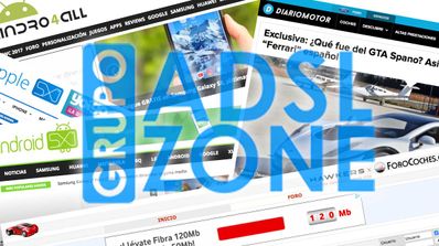 grupo adslzone logo y webs