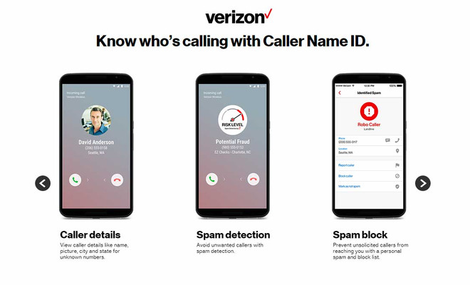 verizon spam