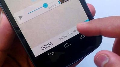 whatsapp nota voz