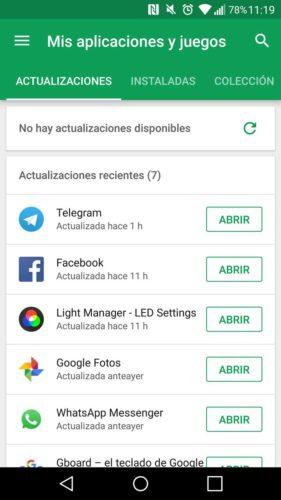 actualizacion android google play nougat