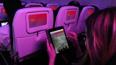 netflix-avion-virgin wifi