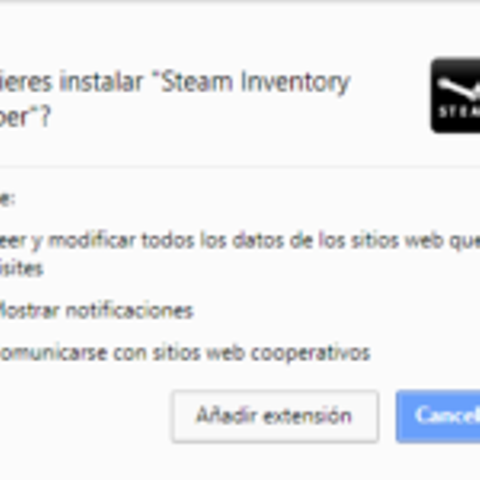 Cuidado con Steam Inventory Helper en Chrome: ahora te espía