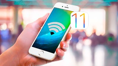 compartir contraseña WiFi ios 11