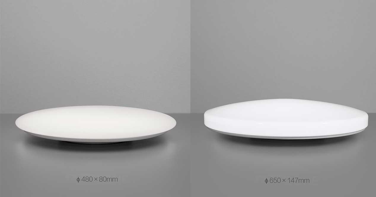 Xiaomi lanza dos nuevas lámparas LED de techo, y una con