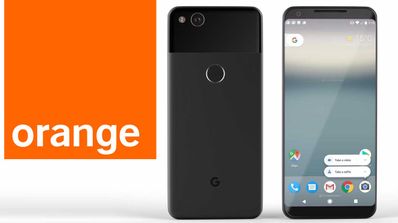 orange google pixel 2 cl