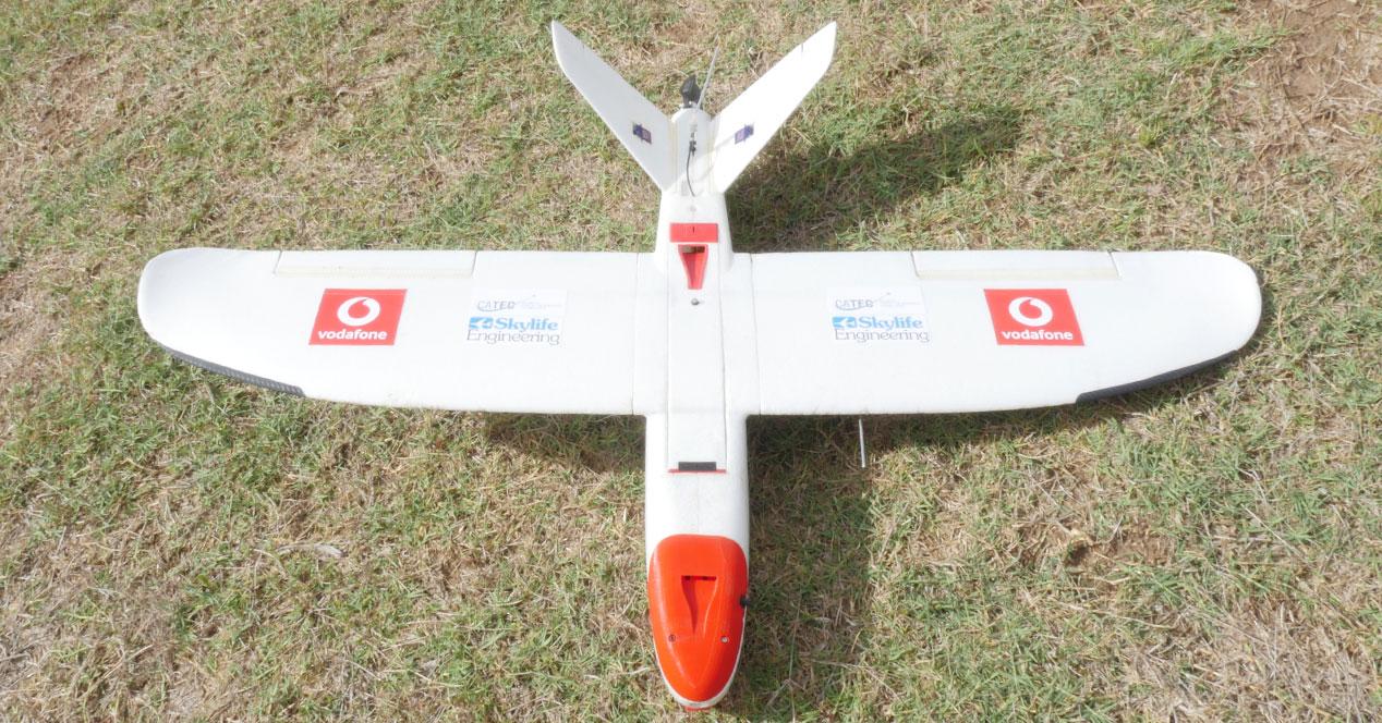 vodafone drone avion