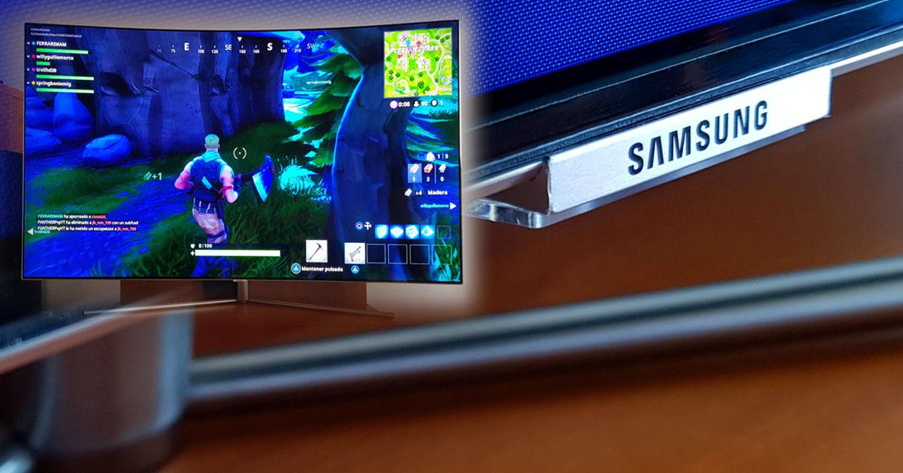 Samsung QLED TV pantalla