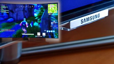Samsung QLED TV pantalla