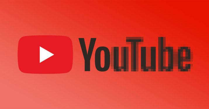 youtube logo pixelizado