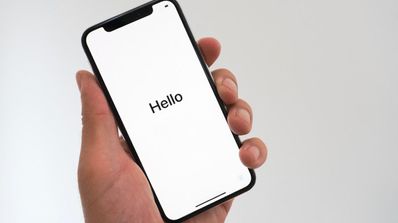 iphone x hello