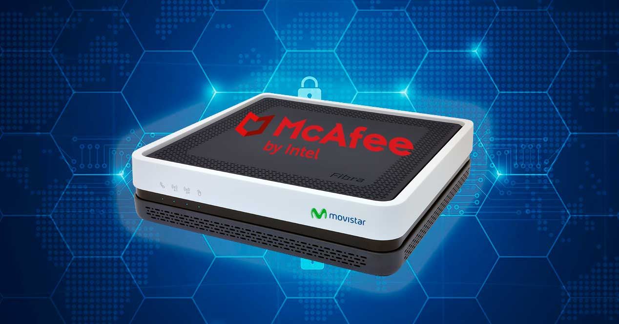 Mcafee Router Movistar integrará McAfee en sus routers para proteger a los usuarios