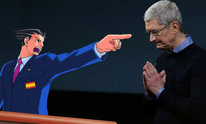 phoenix wrigth apple tim cook juicio fallos iphone