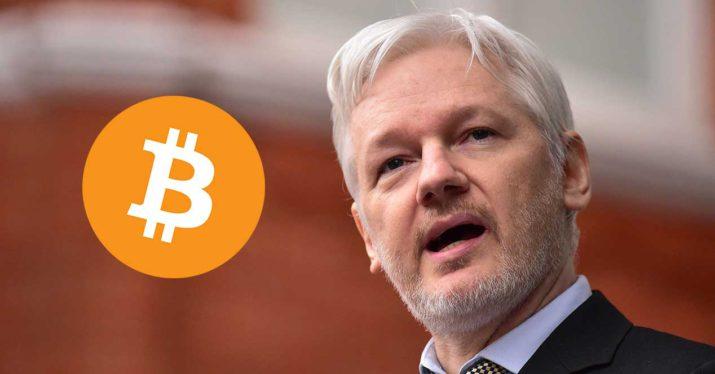 assange wikileaks coinbase bitcoin