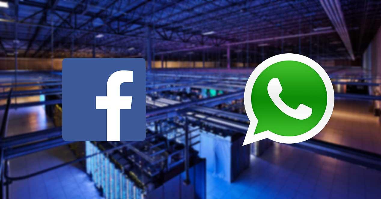 facebook whatsapp servidores