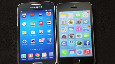 samsung apple iphone