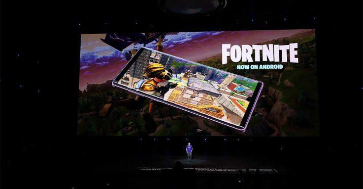 fortnite android note9 keynote