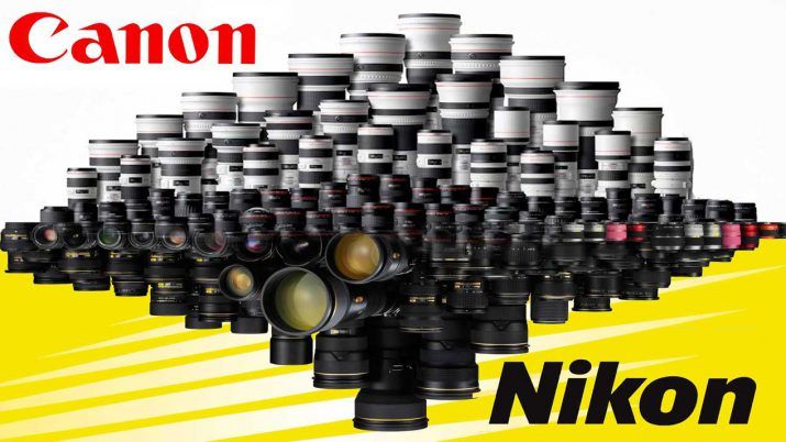 canon nikon lentes