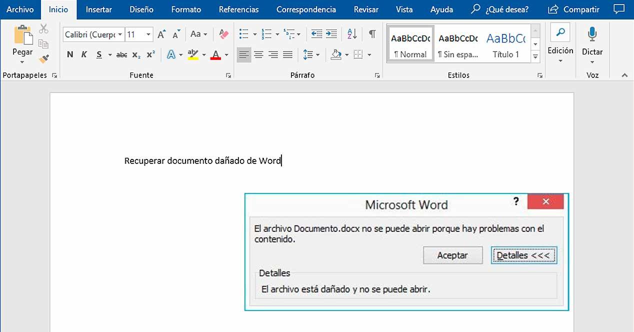 miel Accor Ídolo Documento dañado o corrupto? 3 formas de reparar un archivo de Microsoft  Word dañado