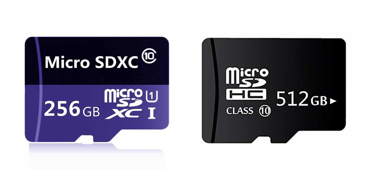 Tarjeta Micro SD Geneircc 256 GB//512 GB//1024 GB de alta velocidad Clase 10 de memoria SDXC con adaptador 256 GB