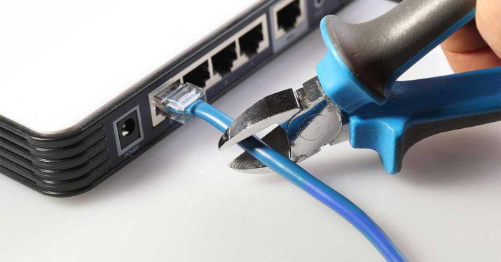cortar cable ethernet
