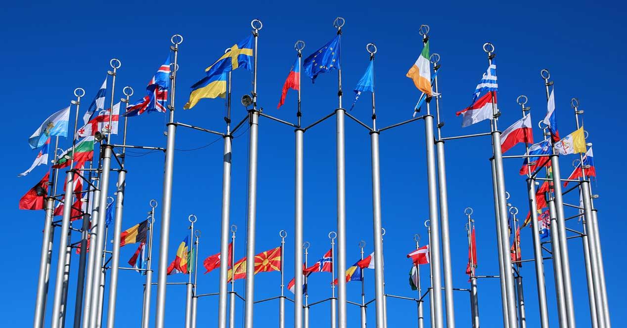 union europea paises banderas