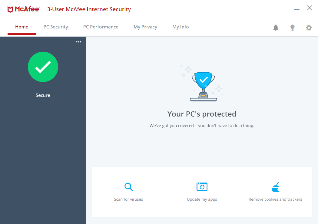 McAfee Internet Security 22.1