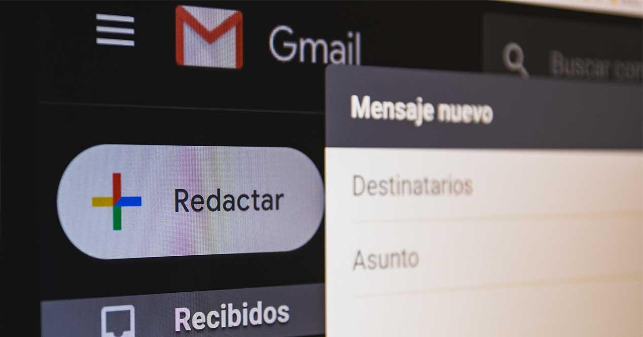 gmail mensaje nuevo agg