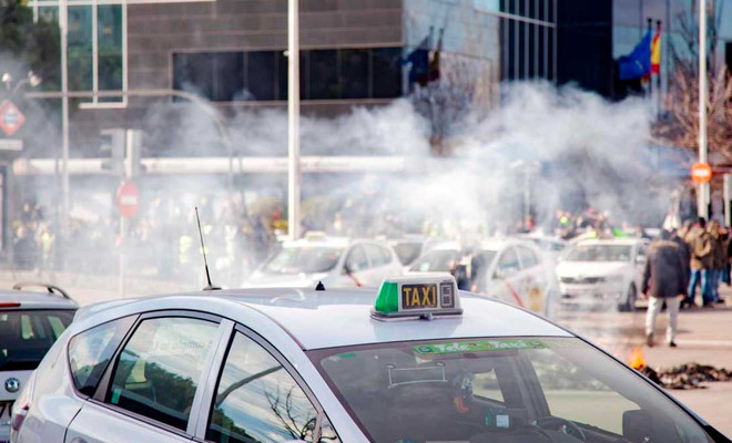 huelga taxis