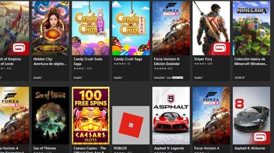 Juegos Microsoft Store