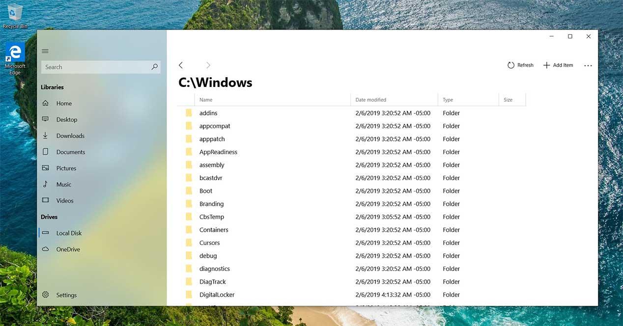 files uwp explorador archivos windows 10