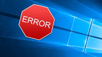 windows 10 error