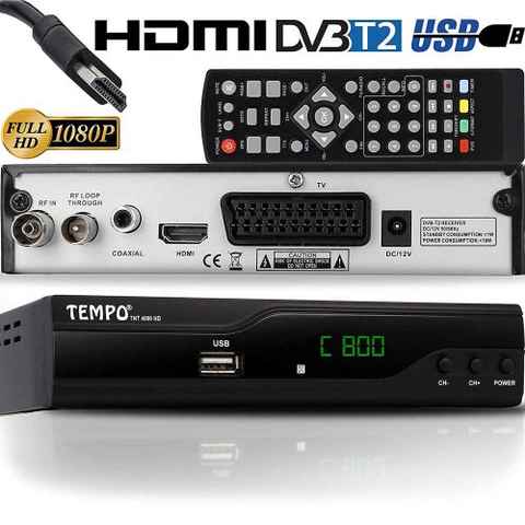 TDT HD CON EUROCONECTOR HEVC DVB-T2 H.265 RECEPTOR 10 BITS USB HDMI SILTAL  » Chollometro