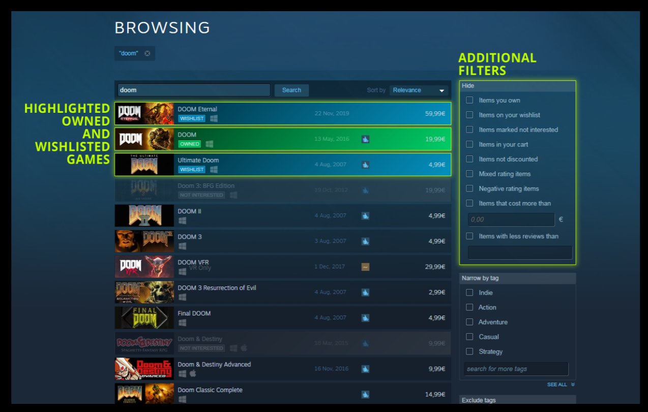 Augmented Steam - Extensiones para Facebook