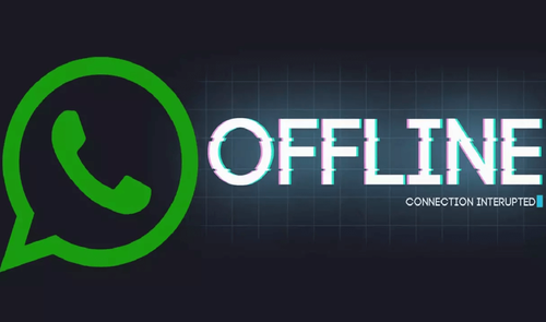 Una imagen del logo de WhatsApp con un interruptor en posición de apagado