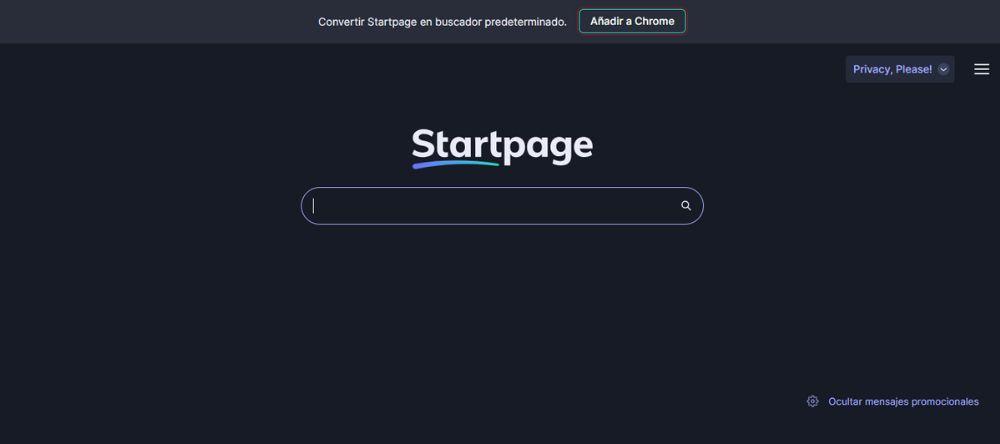 buscador Startpage