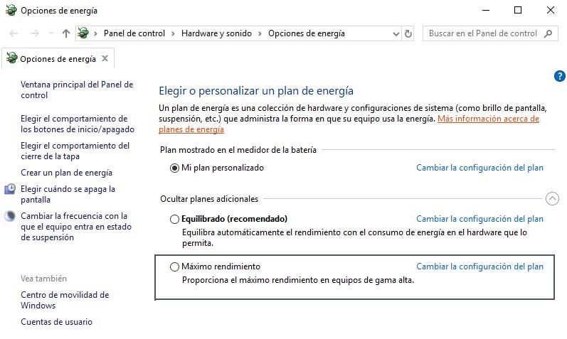 Maximo Rendimiento Cómo mejorar el rendimiento de mi ordenador con Windows 10