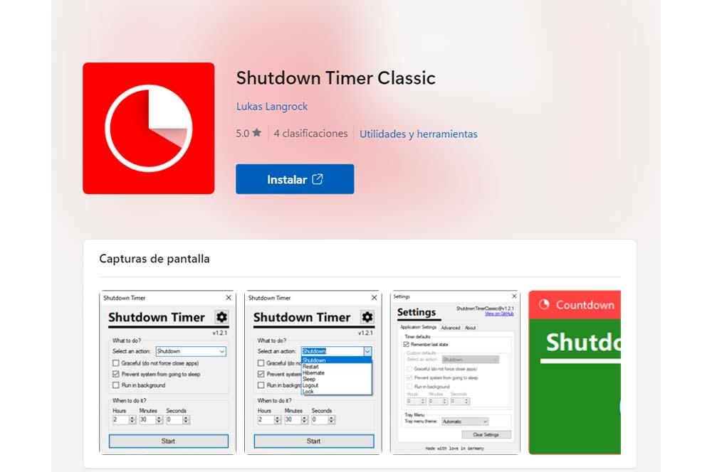 programa Shutdowm Timer Classic