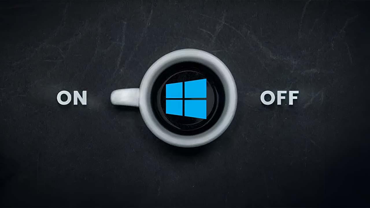 programar encendido y apagado en Windows