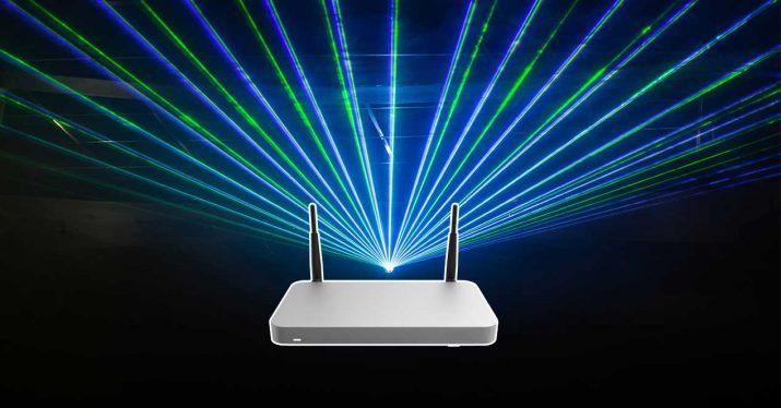 router laser wifi