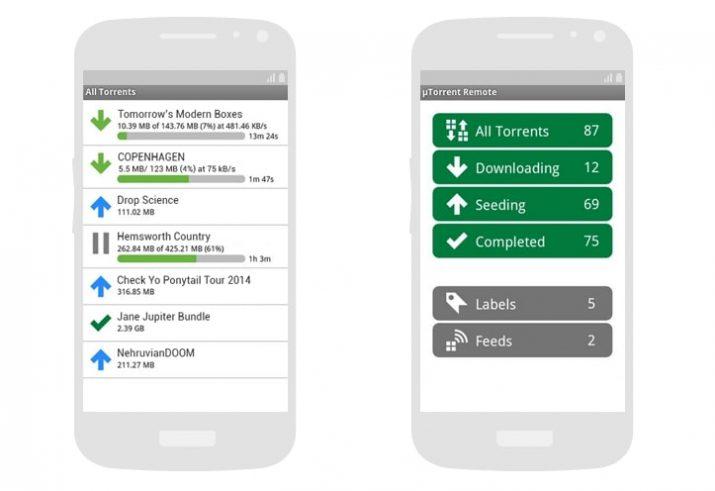 remote utorrent android
