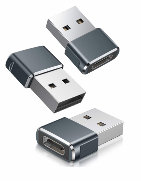 Adaptador Micro USB a Usb-c Tipo c Tipo-c 3.1 Type c Data Cargador Cable  Negro - Cables y adaptadores para teléfonos móviles - Los mejores precios