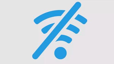 icono red wifi en azul