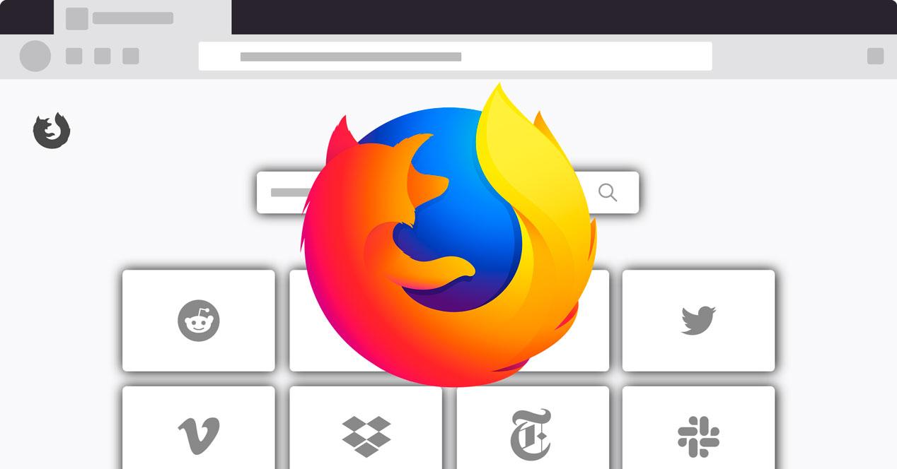 Ventana de Firefox con su logo